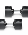 Nuobell 80lb Classic Black Adjustable Dumbbells (Pair)