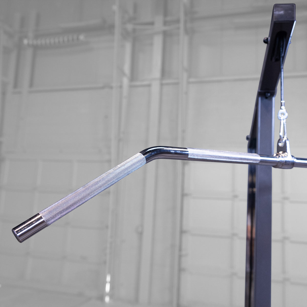 48" Lat Pulldown Bar Cable Attachment - Diamond Grip