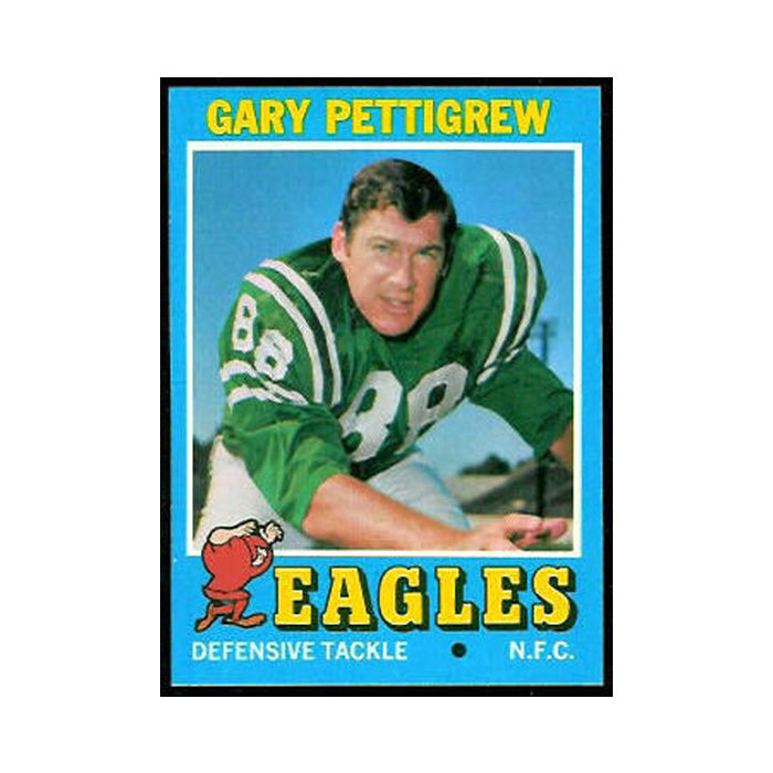 1967 Gary Pettigrew discount Football Slide Eagles