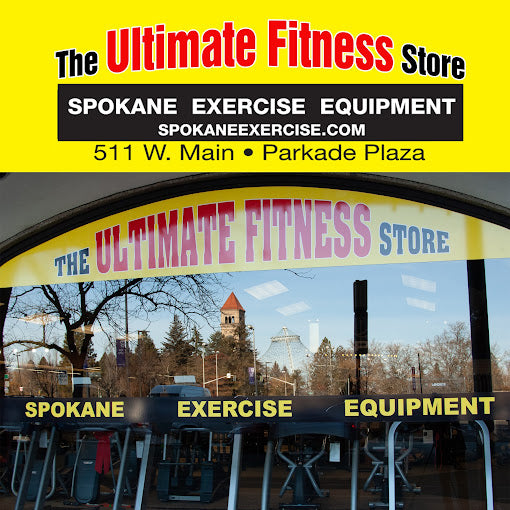 Spokane exercise equipment store front.